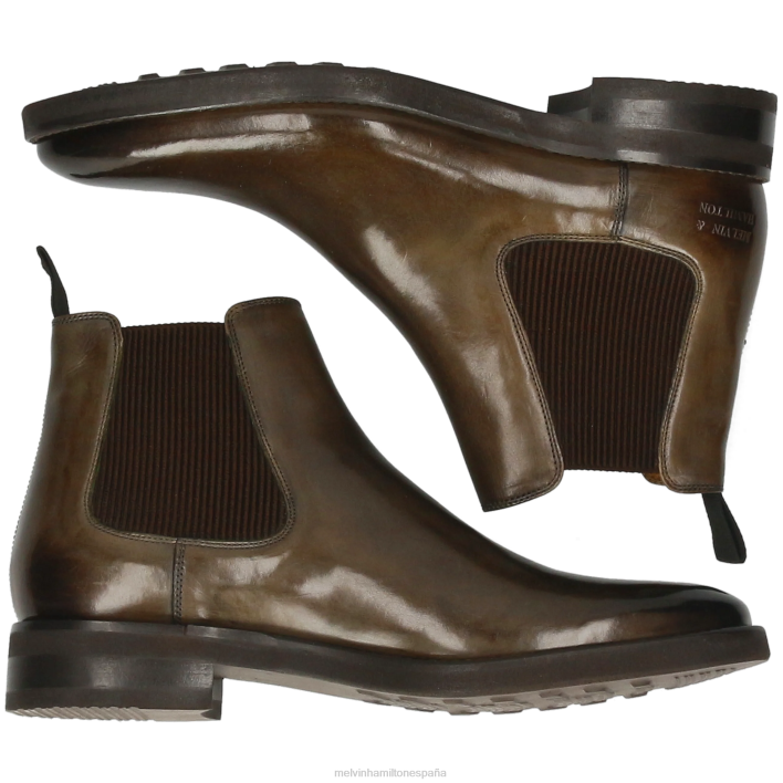 Clint 7 hombres Melvin & Hamilton caqui JRT459 botines