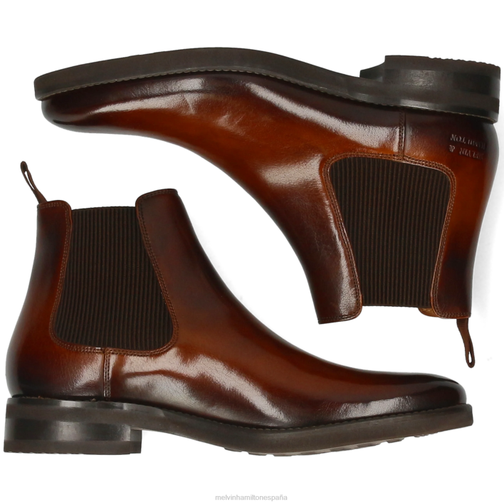 Clint 7 hombres Melvin & Hamilton marrón JRT453 botines