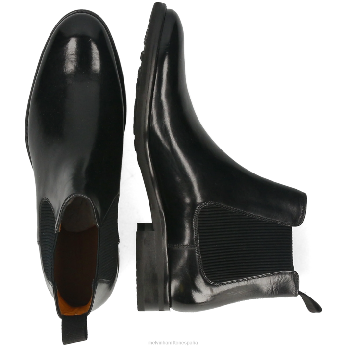 Clint 7 hombres Melvin & Hamilton negro JRT44 botines