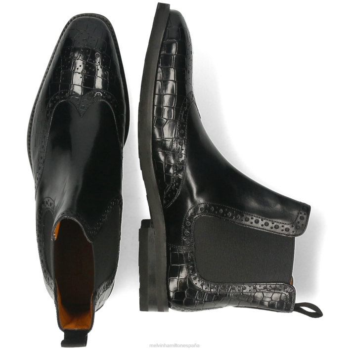 Flynn 2 hombres Melvin & Hamilton negro JRT424 botines