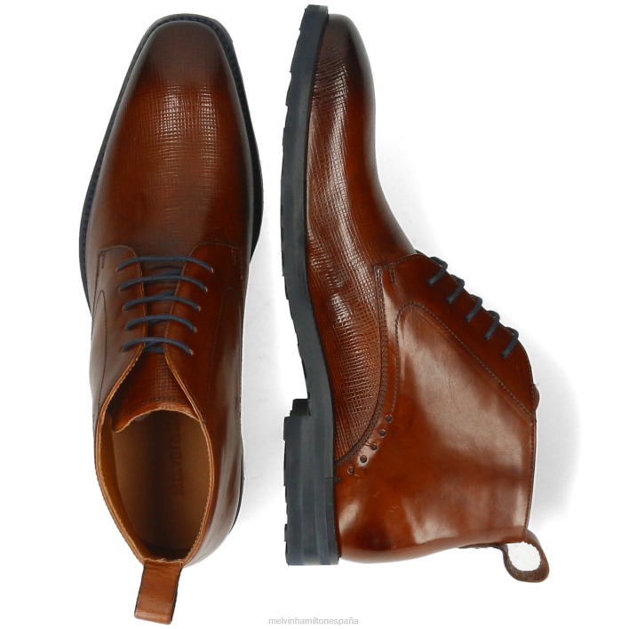 Flynn 3 hombres Melvin & Hamilton marrón JRT434 botines