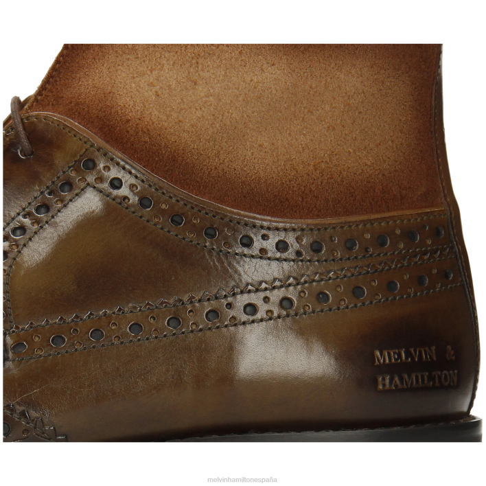 Jeff 34 hombres Melvin & Hamilton caqui JRT4106 botines
