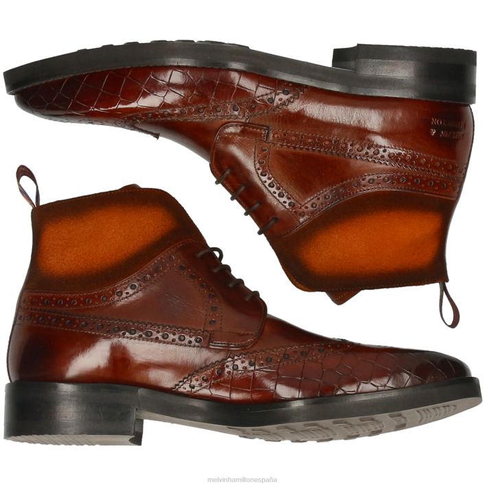 Jeff 34 hombres Melvin & Hamilton marrón JRT485 botines