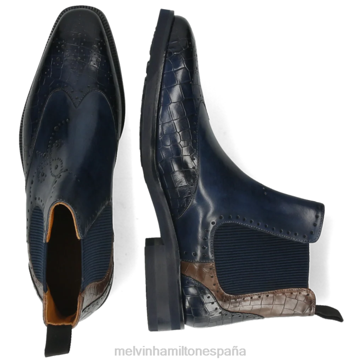 Jeff 35 hombres Melvin & Hamilton azul JRT4137 botines