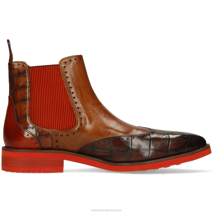 Jeff 35 hombres Melvin & Hamilton marrón JRT4124 botines