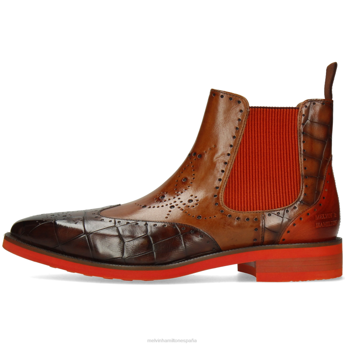 Jeff 35 hombres Melvin & Hamilton marrón JRT4124 botines