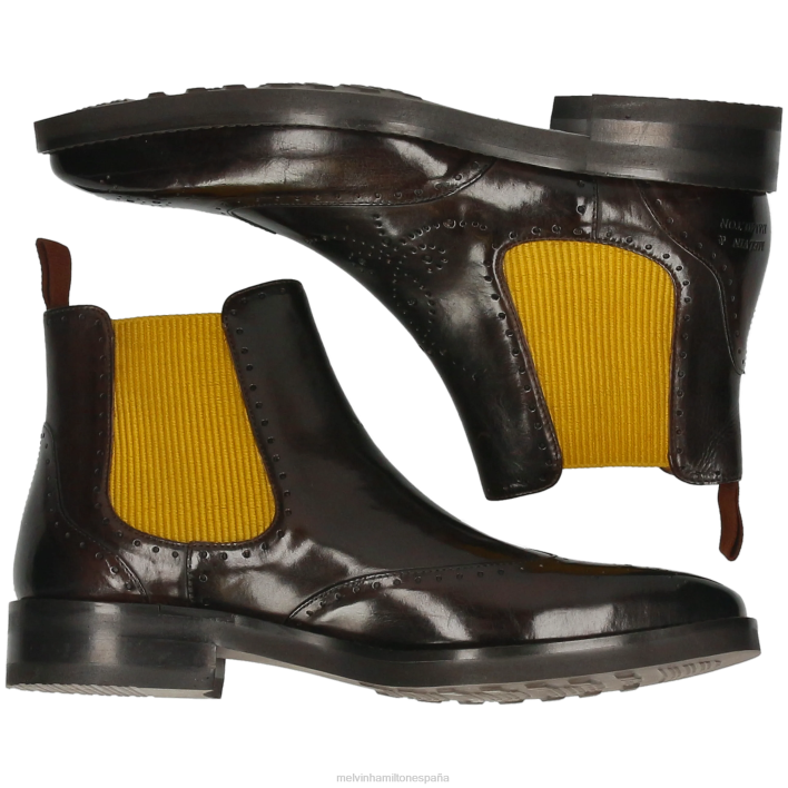 Jeff 35 hombres Melvin & Hamilton marrón JRT499 botines