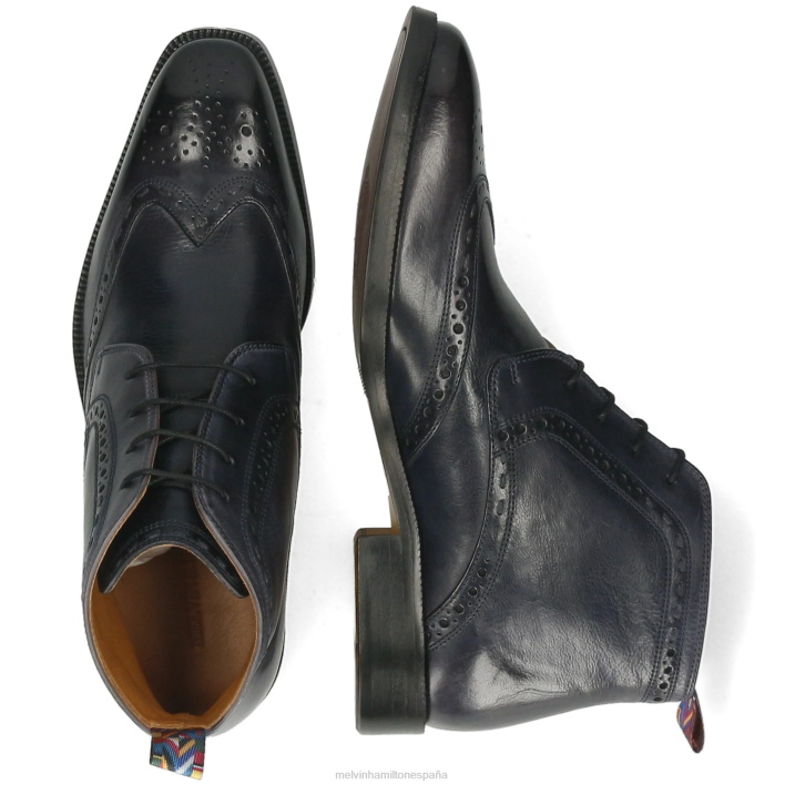 Jeff 7 hombres Melvin & Hamilton azul JRT4109 botines