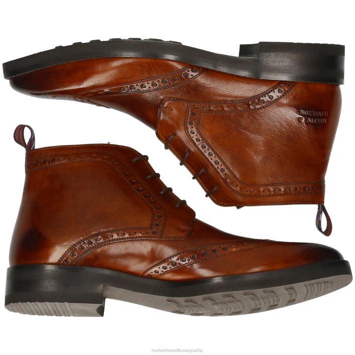 Jeff 7 hombres Melvin & Hamilton marrón JRT470 botines