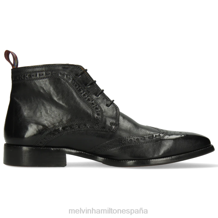 Jeff 7 hombres Melvin & Hamilton negro JRT4126 botines
