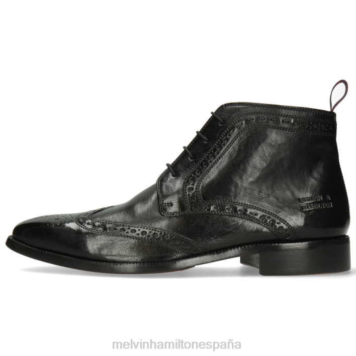 Jeff 7 hombres Melvin & Hamilton negro JRT4126 botines