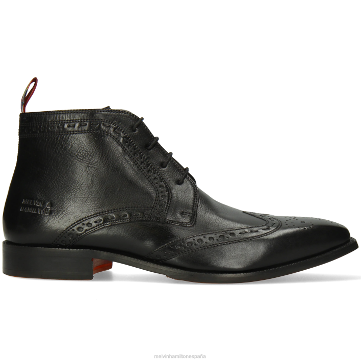 Jeff 7 hombres Melvin & Hamilton negro JRT46 botines