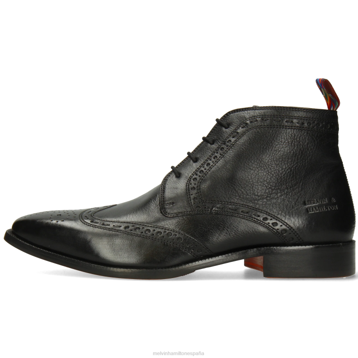 Jeff 7 hombres Melvin & Hamilton negro JRT46 botines