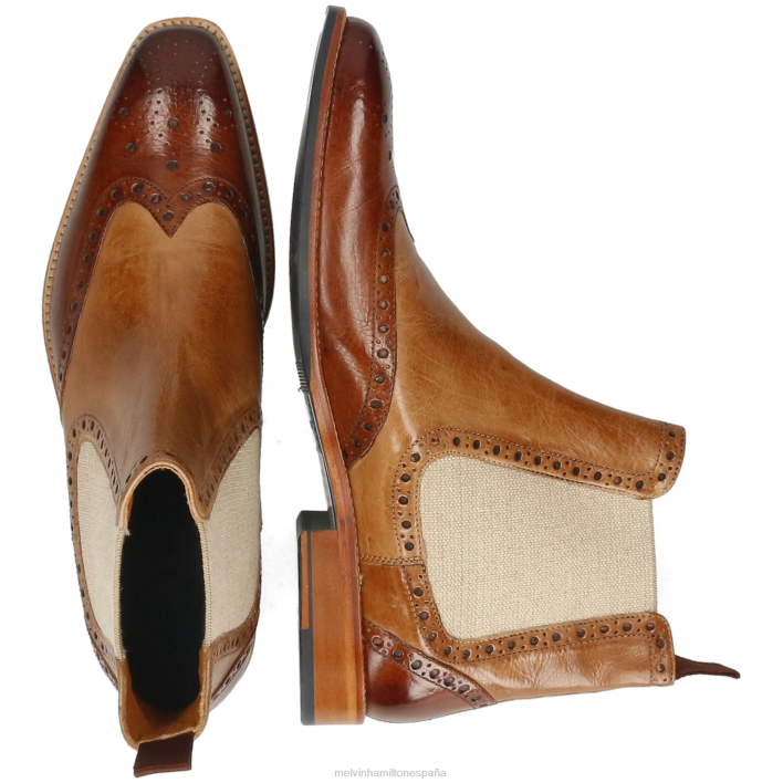 Martín 5 hombres Melvin & Hamilton marrón JRT4143 botines