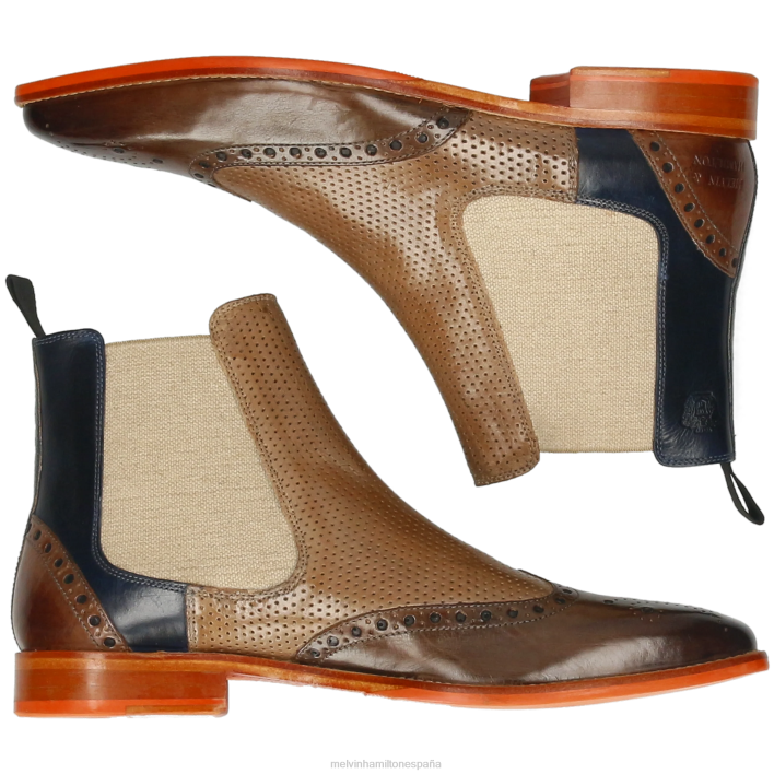 Martín 5 hombres Melvin & Hamilton marrón JRT443 botines