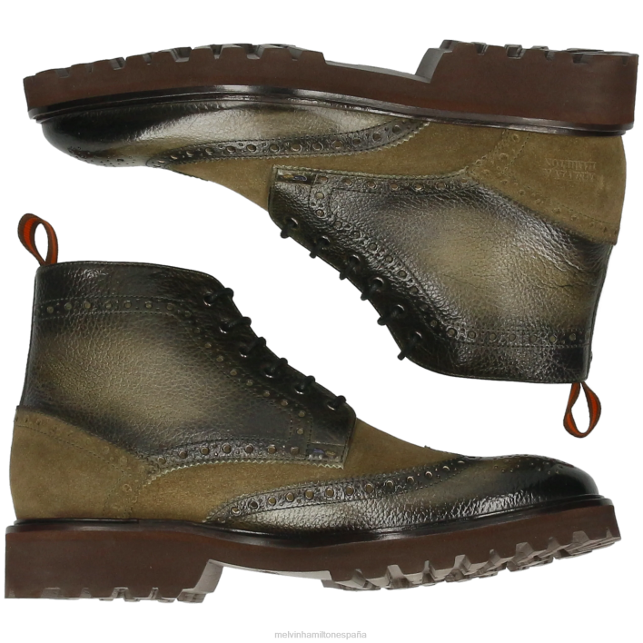 Mateo 7 hombres Melvin & Hamilton caqui JRT475 botines