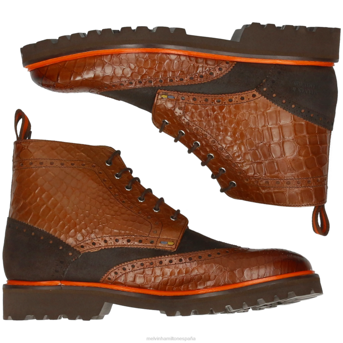 Mateo 7 hombres Melvin & Hamilton marrón JRT496 botines