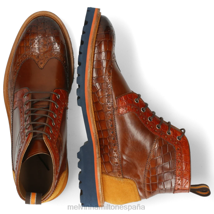 Mateo 9 hombres Melvin & Hamilton marrón JRT4113 botines