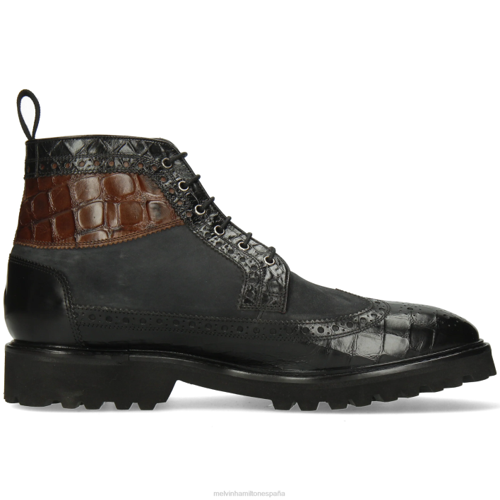 Mateo 9 hombres Melvin & Hamilton negro JRT464 botines