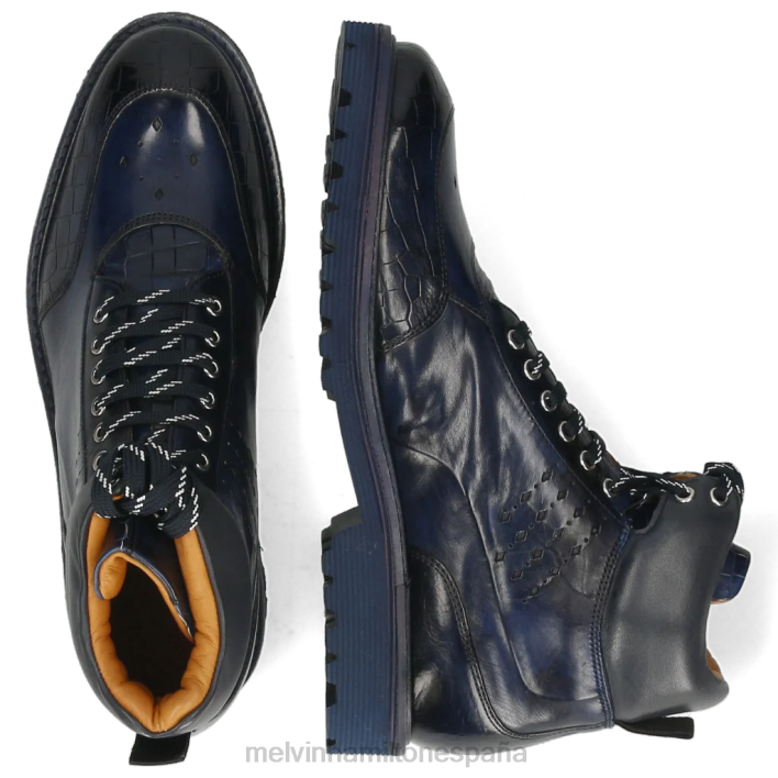 Trevor 28 hombres Melvin & Hamilton azul JRT4136 botines