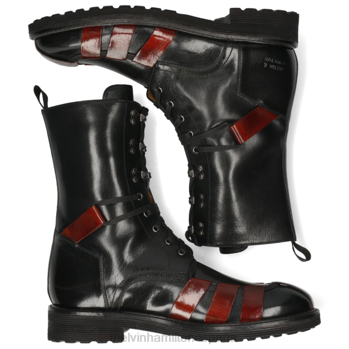 Trevor 43 hombres Melvin & Hamilton negro JRT4144 botines