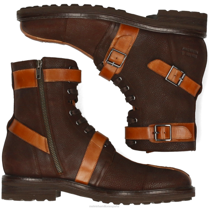 Trevor 48 hombres Melvin & Hamilton marrón JRT487 botines
