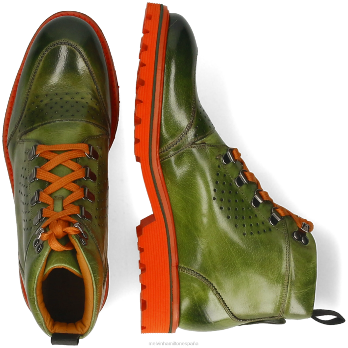 Trevor 5 hombres Melvin & Hamilton verde JRT45 botines