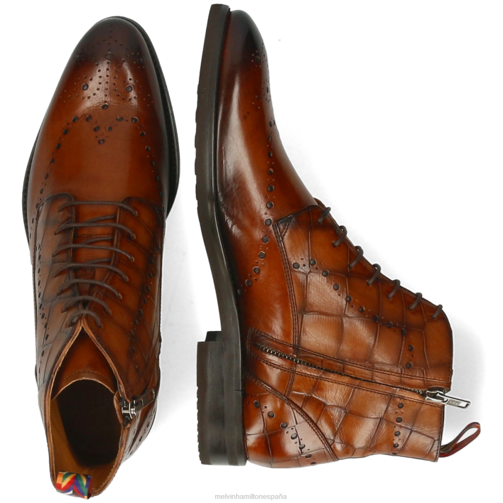 bobby 9 hombres Melvin & Hamilton marrón JRT4104 botines