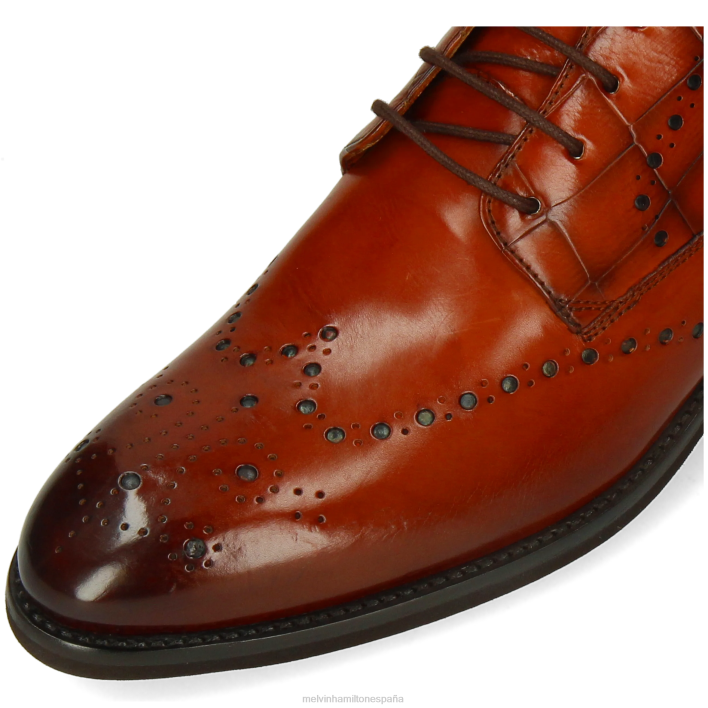 bobby 9 hombres Melvin & Hamilton naranja JRT489 botines