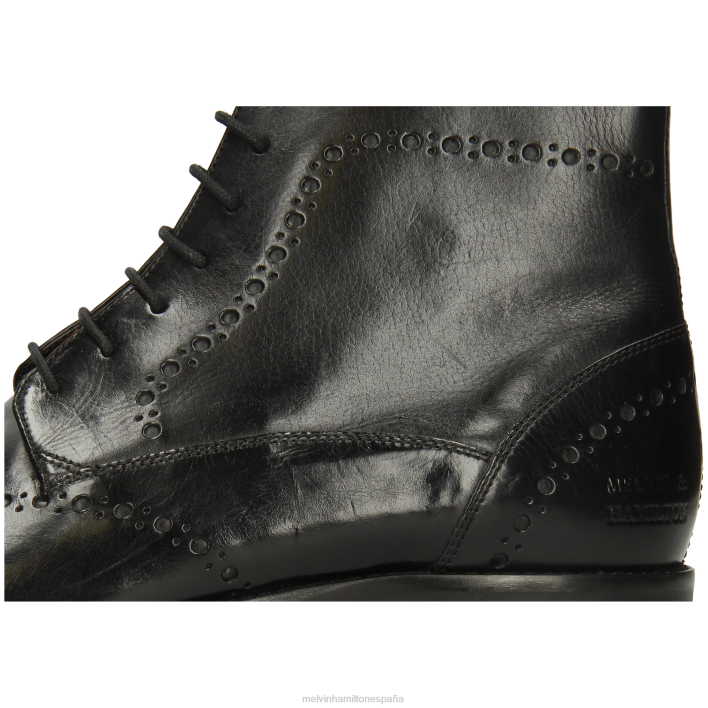 bobby 9 hombres Melvin & Hamilton negro JRT426 botines
