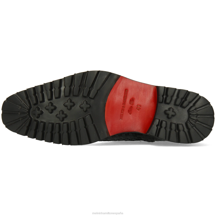 carlos 5 hombres Melvin & Hamilton negro JRT4122 botines