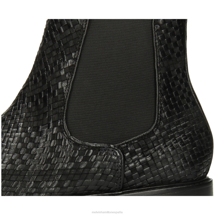 carlos 5 hombres Melvin & Hamilton negro JRT4122 botines