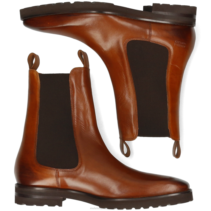 clark 49 hombres Melvin & Hamilton marrón JRT4121 botines