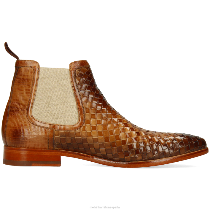 clavo 6 hombres Melvin & Hamilton marrón claro JRT414 botines