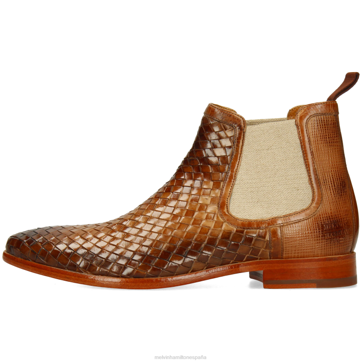 clavo 6 hombres Melvin & Hamilton marrón claro JRT414 botines