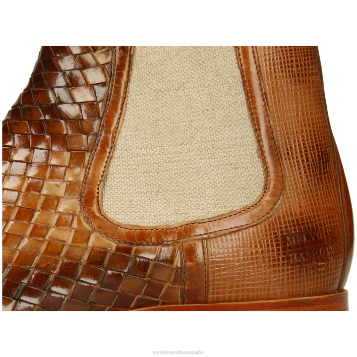 clavo 6 hombres Melvin & Hamilton marrón claro JRT414 botines