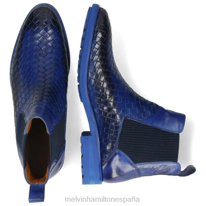 clavo 9 hombres Melvin & Hamilton azul JRT4128 botines