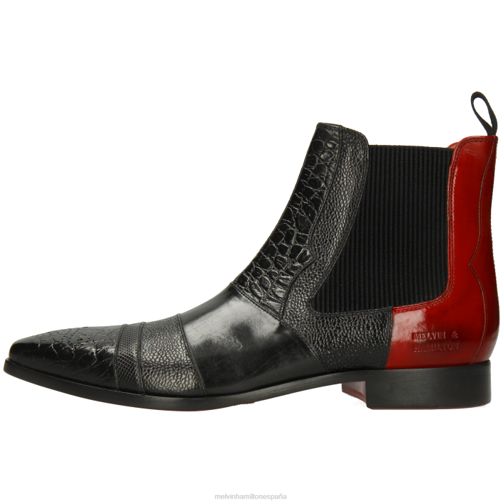 elvis 12 hombres Melvin & Hamilton negro JRT411 botines