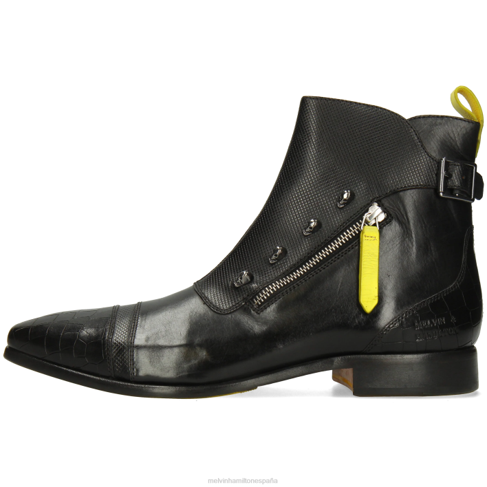 elvis 25 hombres Melvin & Hamilton negro JRT41 botines