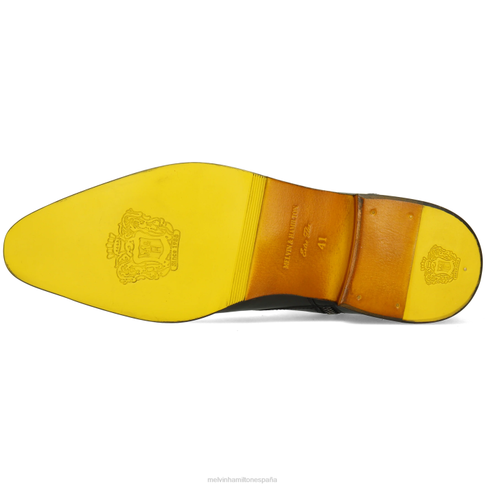 elvis 25 hombres Melvin & Hamilton negro JRT41 botines