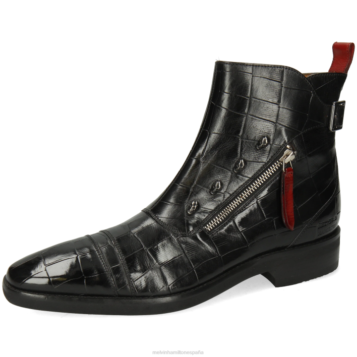 elvis 25 hombres Melvin & Hamilton negro JRT484 botines