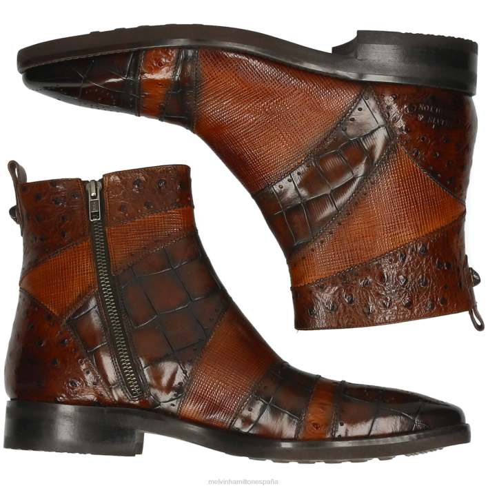 elvis 26 hombres Melvin & Hamilton marrón JRT495 botines