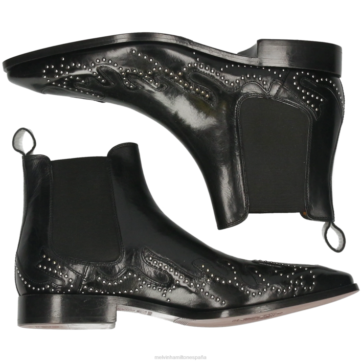 elvis 81 hombres Melvin & Hamilton negro JRT4114 botines