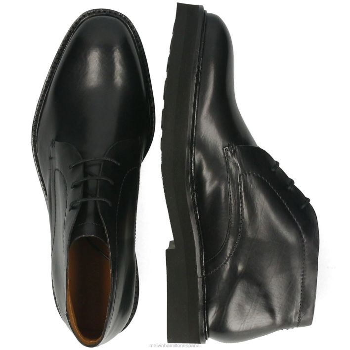 félix 1 hombres Melvin & Hamilton negro JRT454 botines