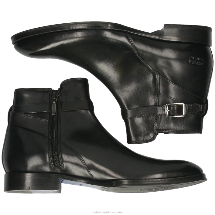 kane 1 hombres Melvin & Hamilton negro JRT4125 botines