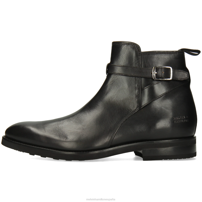 kane 1 hombres Melvin & Hamilton negro JRT491 botines
