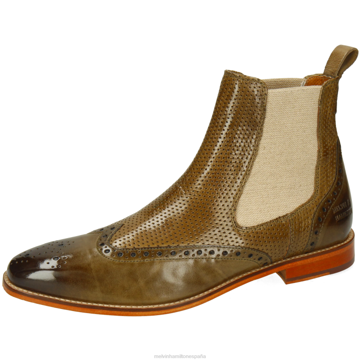 Álex 9 hombres Melvin & Hamilton caqui JRT448 botines