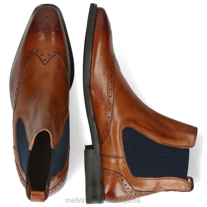 Álex 9 hombres Melvin & Hamilton marrón JRT4123 botines