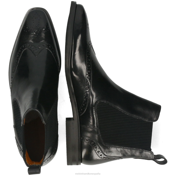 Álex 9 hombres Melvin & Hamilton negro JRT474 botines