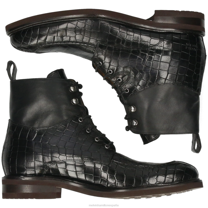parque 3 hombres Melvin & Hamilton negro JRT458 botines